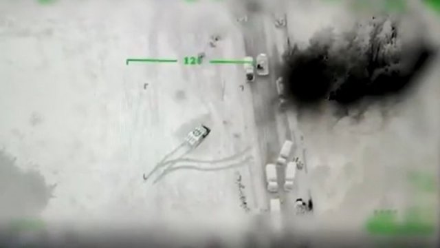 “Bayraqdar” rus texnikalarını məhv etdi - VİDEO
