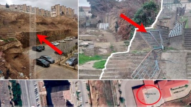Bakıda təhlükəli vəziyyət: Məktəblilər risk altındadır - FOTO