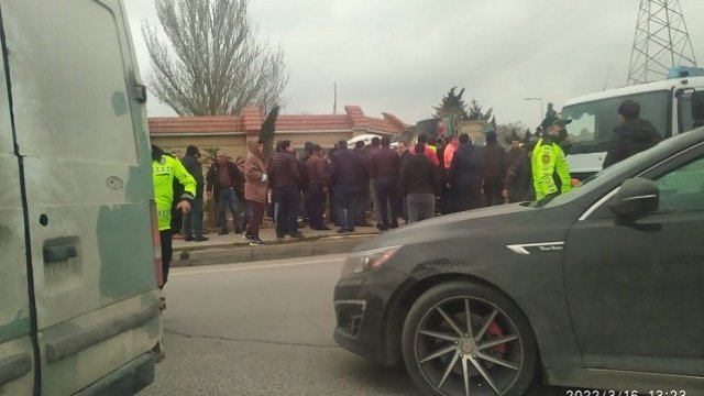 Aeroport yolunda qəza - Yaralılar var