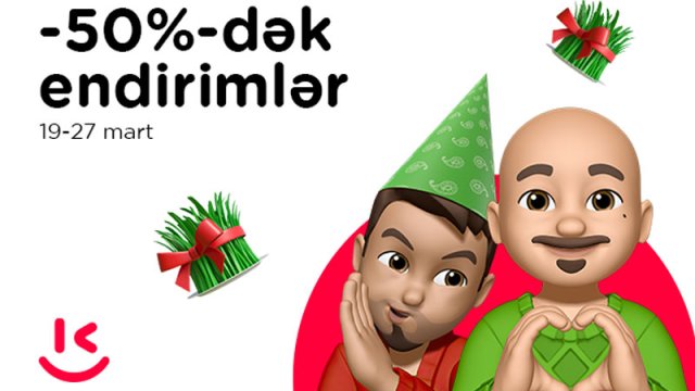 “Kontakt” “Novruzda yenilə” kampaniyası - 50%-dək endirimlər başlayır