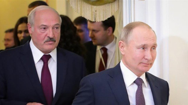 Putin və Lukaşenko Ukraynanı müzakirə edib