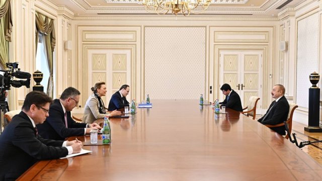 Prezident Avropa Şurasının Baş katibini qəbul etdi