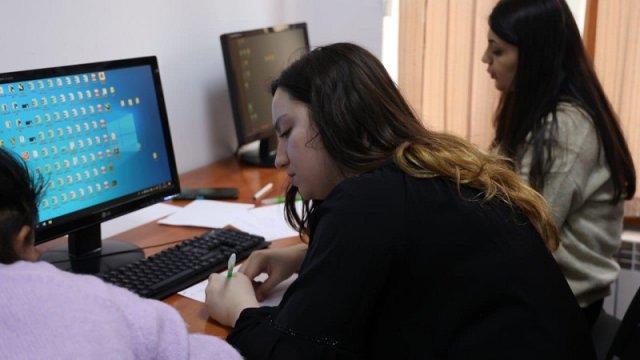 Birlik şəhid xanımları üçün kompüter kurslarına start verdi - FOTO/VİDEO