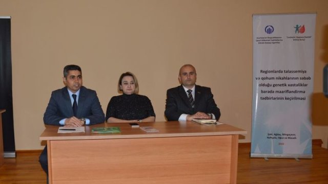 Masallıda talassemiya və qohum nikahlarının səbəb olduğu xəstəliklər barədə tədbir keçirilib - FOTO