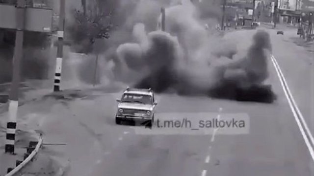 Xarkova raket hücumunun görüntüləri yayılıb - VİDEO
