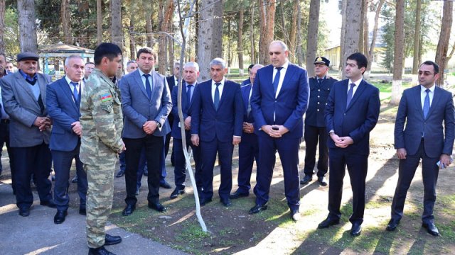 Seymur Orucov Göycəli kəndində səyyar qəbulu keçirdi - FOTOLAR