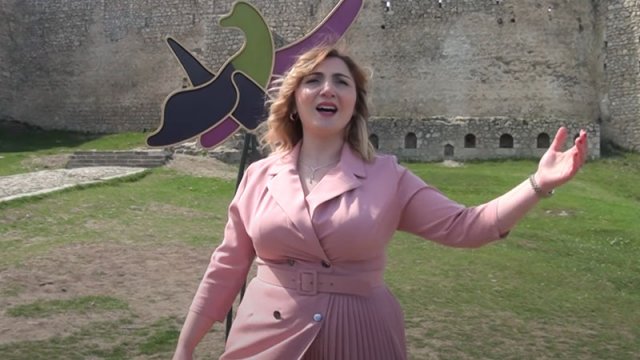 Gürcü müğənnilər Şuşada Azərbaycan mahnıları oxudu - VİDEO
