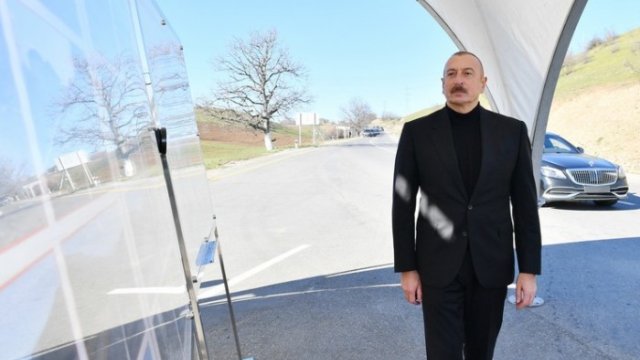 Prezident Daşaltıya getdi, tunellərin tikintisi ilə tanış oldu - FOTO