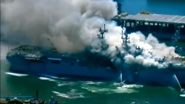 750 milyonluq “Moskva” gəmisinin suyun altından ilk görüntüsü – FOTO