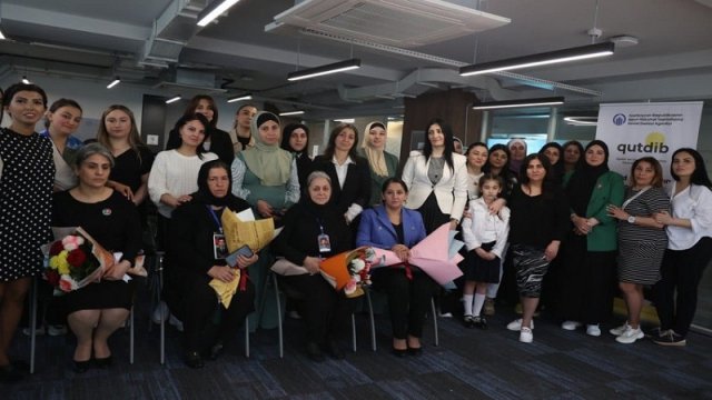 Birliyin şəhid xanımlarıyla bağlı layihəsinin yekun tədbiri keçirildi - FOTO