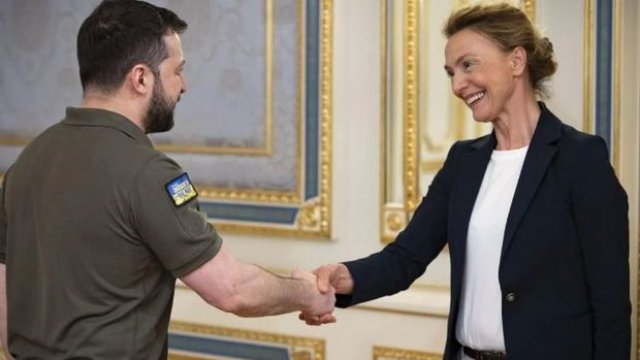 Zelenski Avropa Şurasının baş katibi ilə görüşdü