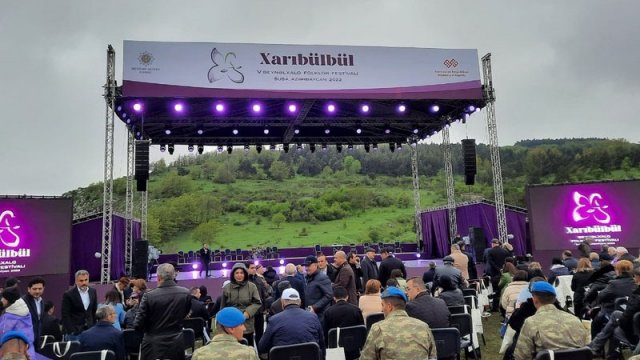 Şuşada V “Xarıbülbül” Festivalının açılışı olub, Prezident və birinci xanım iştirak edib - YENİLƏNİB