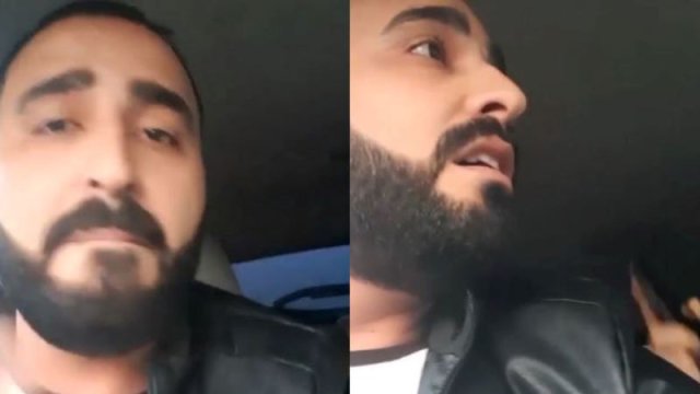 Bakıda taksi sürücüsü ilə sərnişin xanım mübahisə edib - VİDEO