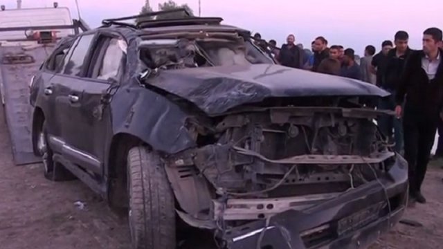 Azərbaycanda ağır yol qəzası: İş adamı həlak oldu - VİDEO