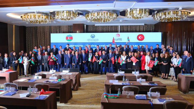 Azərbaycan – Türkiyə Qeyri-Hökumət Təşkilatlarının Əməkdaşlıq Forumu keçirildi - FOTO