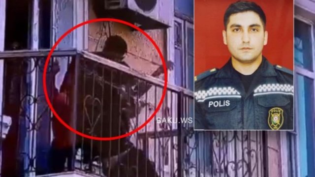 Polis özünü təhlükəyə ataraq vətəndaşı ölümdən xilas etdi - ANBAAN VİDEO