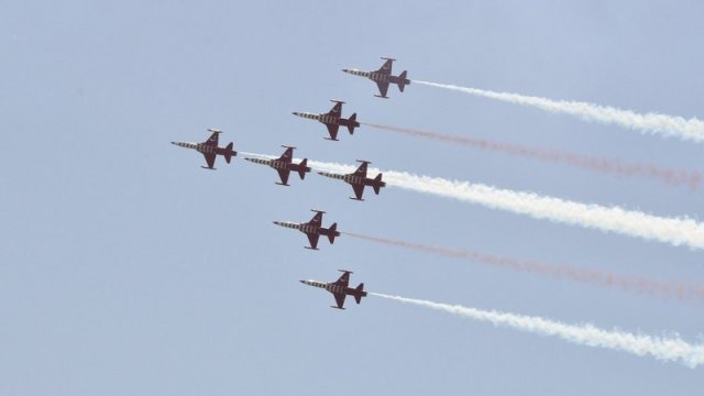 Bakıda Türkiyə qırıcı təyyarələrinin uçuşu həyata keçirilir