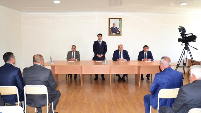 Seymur Orucov Aşağı Göycəli kəndində vətəndaşların qəbulunu keçirdi - FOTOLAR