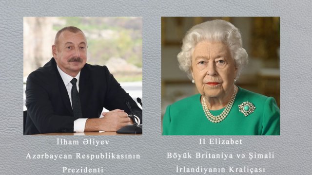 Prezidenti Böyük Britaniya Kraliçasına məktub ünvanladı