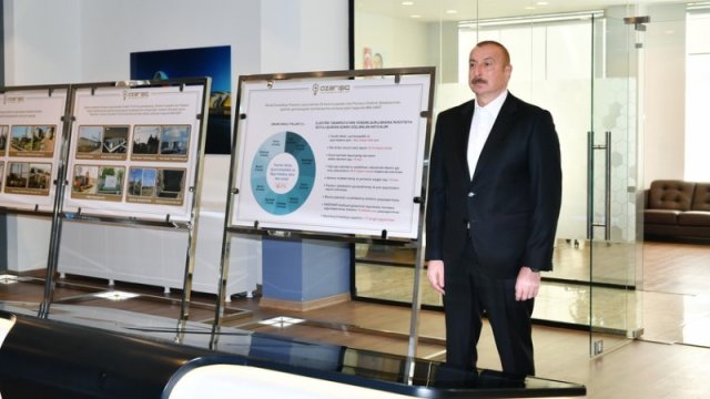 Prezident Bakıda açılışda iştirak etdi - FOTOLAR