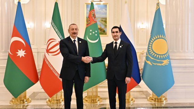 Azərbaycan və Türkmənistan Prezidentlərinin görüşü olub