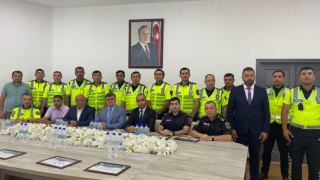 Narkoman sürücülərə qarşı mübarizədə fərqlənən yol polislərinə mükafat verildi - FOTO - VİDEO