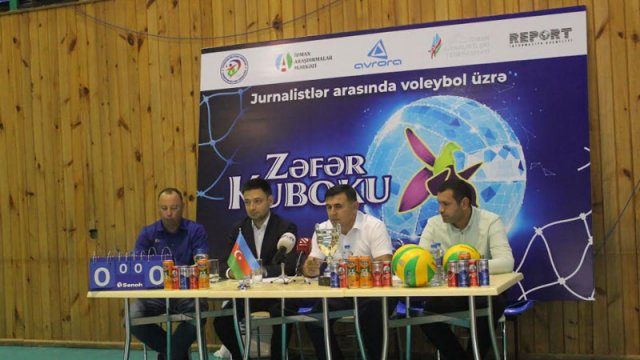 Voleybol üzrə Zəfər Kubokunun püşkü atıldı - FOTO