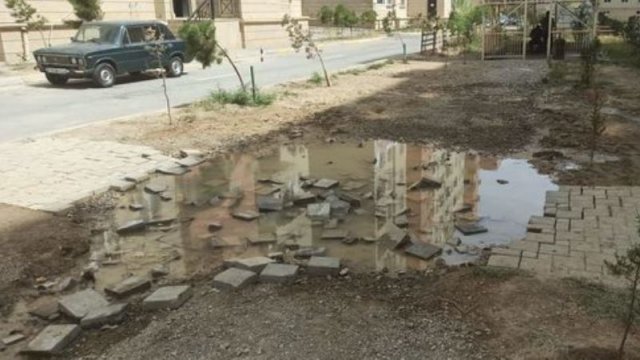 “Qobu Park” sakinləri üç gündür susuzdur – FOTO