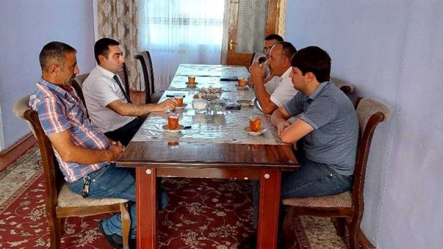 Ağstafada şəhid və qazi ailələri evlərində ziyarət olunur - FOTOLAR