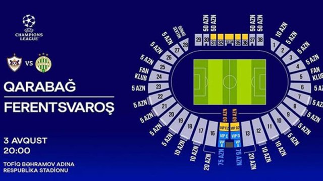 “Qarabağ”ın oyununa 4 saata 13,5 min bilet satıldı