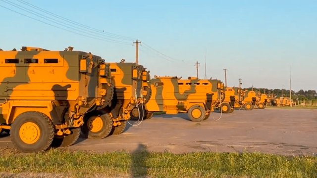 Türkiyə Ukraynaya 50 ədəd zirehli avtomobil verdi - VİDEO