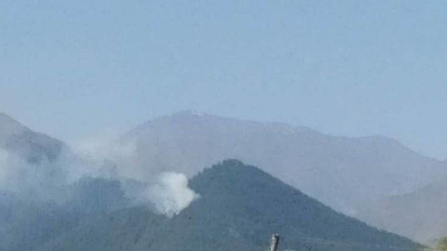 Şahdağ Milli Parkında yanğın başladı - FOTO