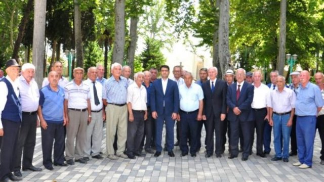 Ağstafada ağsaqqallarla növbəti görüş keçirildi - FOTOLAR
