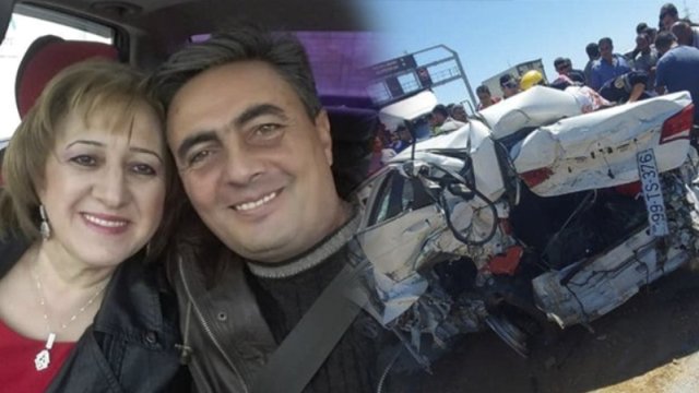 Dəhşətli qəzada xanımı ilə birgə ölən şəxs Metropoliten əməkdaşı imiş - FOTOLAR