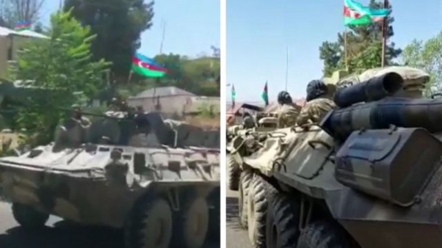 Azərbaycan Ordusu Laçına belə daxil oldu - VİDEO
