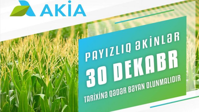 Payızlıq əkin bəyanlarının qəbuluna başlanıldı