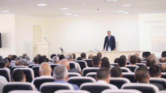 Salyanda pambıqçılıqla bağlı növbəti regional müşavirə keçirildi - FOTOLAR
