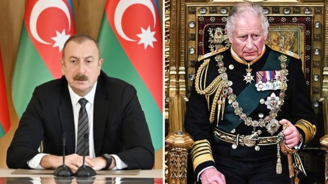 İlham Əliyev III Çarlzı təbrik etdi