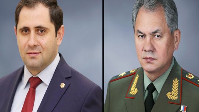 Ermənistan və Rusiya müdafiə nazirləri telefonla danışıb