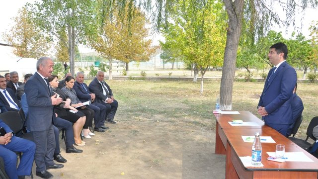 Seymur Orucov Saloğlu qəsəbəsində səyyar qəbulunu keçirdi - FOTOLAR