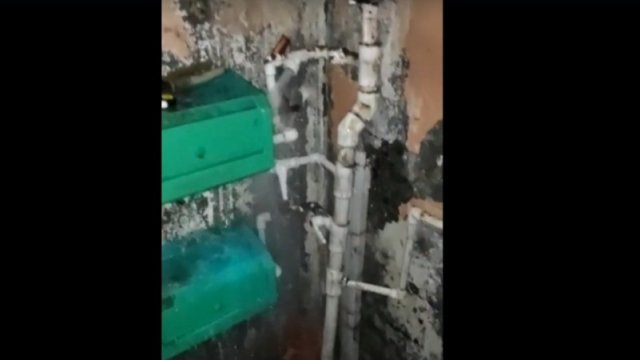 Bakıda binada krant partladı, görün nə baş verdi - 