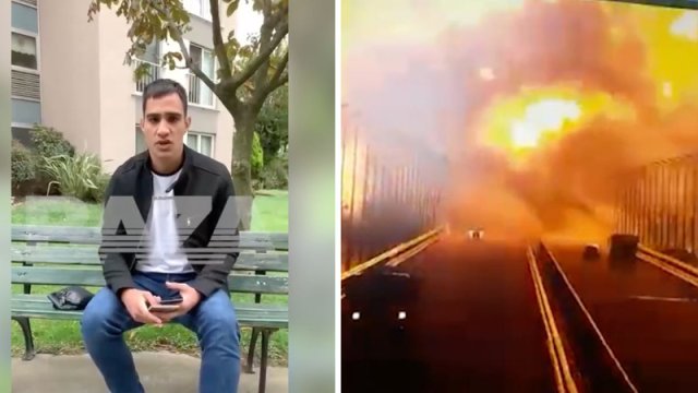 Krım körpüsündə partladılan yük maşınının azərbaycanlı sahibi danışdı - VİDEO