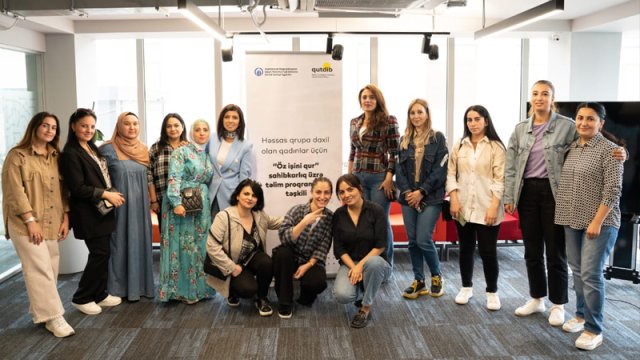 İctimai Birlik xanımlara öz işini qurmağı belə öyrədir - FOTO/VİDEO