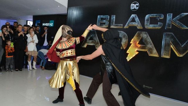 “CinemaPlus”da yeni DC personajı “Black Adam” filminin premyeradan öncə nümayişi keçirilib - VİDEO - FOTO