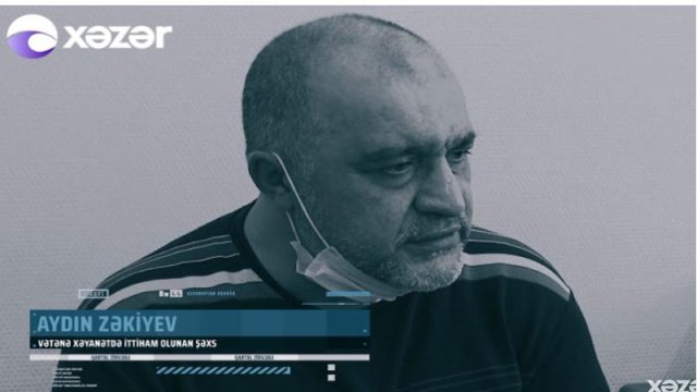 Vətənə xəyanətdə ittiham edilən Aydın Zəkiyevin etirafları yayımlandı - VİDEO