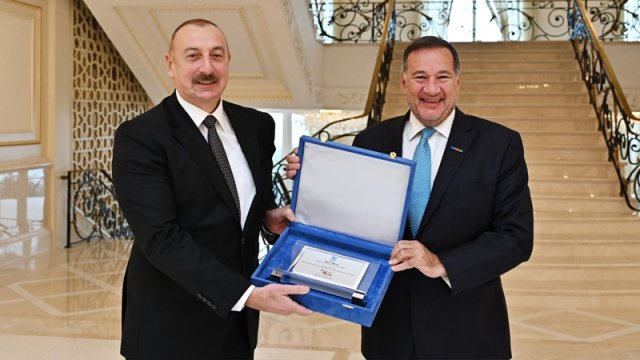Prezident Avropa Olimpiya Komitələrinin prezidentini qəbul etdi