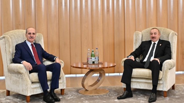 İlham Əliyev AKP sədrinin birinci müavinini qəbul etdi