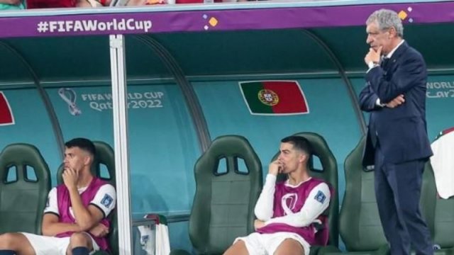 Santuş Ronaldonu ehtiyatda saxlamasından DANIŞDI