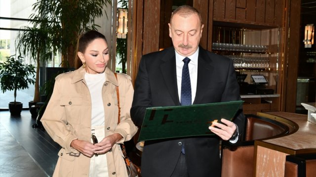 Prezidentlə xanımı hotel açılışına qatıldı - YENİLƏNİB