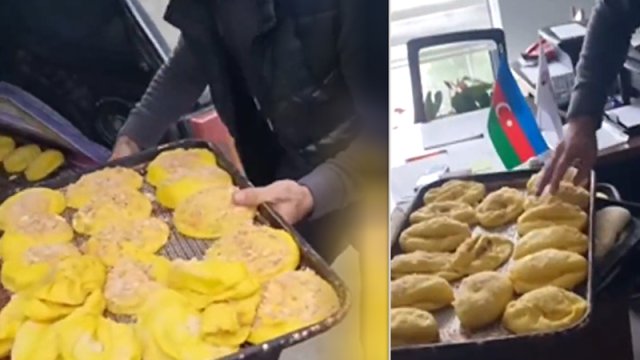 Salyanda məmura qeyri-adi etiraz - VİDEO